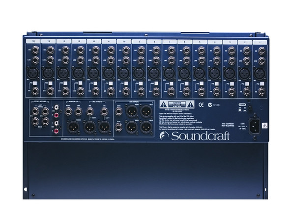 Soundcraft RW5754SM GB2R 16-Channel Rackmount Analog Mixer
