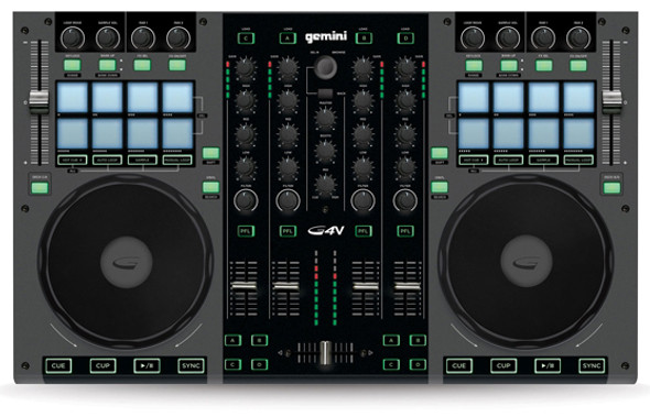 Gemini G4V 4-Channel Virtual DJ Controller
