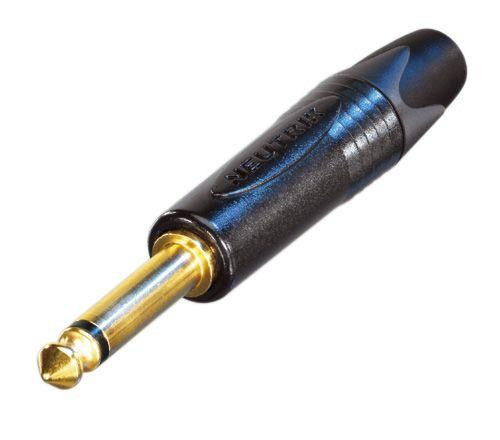 Hosa NP2X-B Neutrik Connector - 1/4in TS