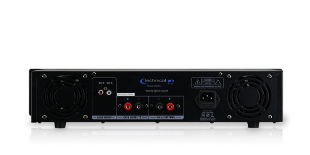 Technical Pro AX2000 2U Professional 2CH Power Amplifier