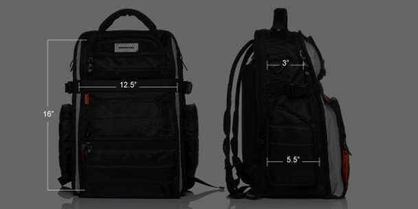 Mono FlyBy Backpack - Jet Black