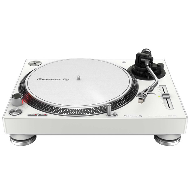 Pioneer DJ PLX-500-W High-Torque Direct Drive Turntable (White)