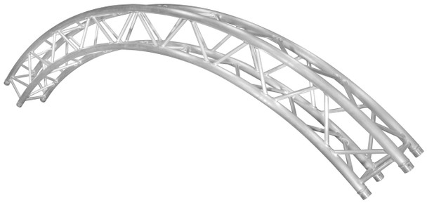 Trusst 290mm (12in) Truss arc (90°), creates 3m (9.8ft) outside diameter circle (includes 1 set of connectors)