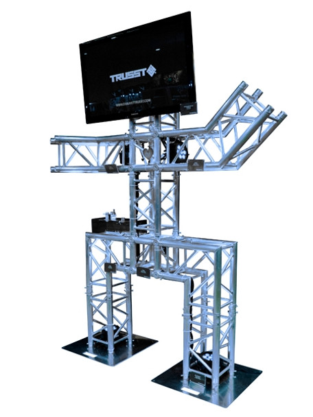 Trusst 290mm (12in) Truss, 2-Way, 90° Corner (includes 1 set of connectors)