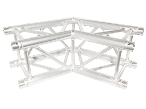 Trusst 290mm (12in) Truss, 2-Way, 135° Corner (8pc makes an octagon) (includes 1 set of connectors)