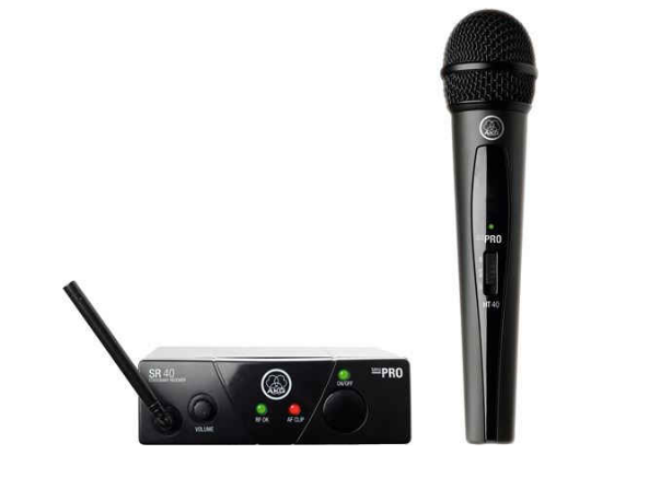 AKG WMS40 Mini Single Vocal Set Wireless Microphone System (Band: C)