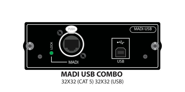 Soundcraft 32CH MADI + 32CH USB Si Option card for simaltaneous Stagebox and Record