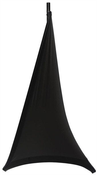 Gator Cases GPA-STAND-2-B Stretchy Speaker Stand Cover-2 sides (black)