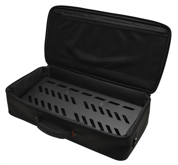 Gator Cases GPB-BAK-1 Black Aluminum Pedal Board; Large w/ Carry Bag