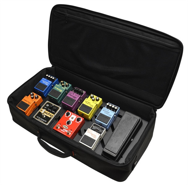 Gator Cases GPB-BAK-1 Black Aluminum Pedal Board; Large w/ Carry Bag