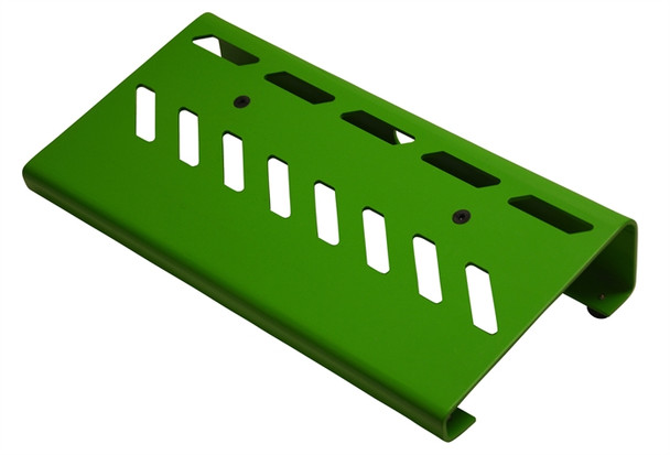 Gator Cases GPB-LAK-GR Green Aluminum Pedal Board; Small w/ Carry Bag