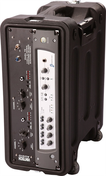 Gator Cases G-PROR-4U-19 4U, 19'' Deep Molded Audio Rack; w/ wheels