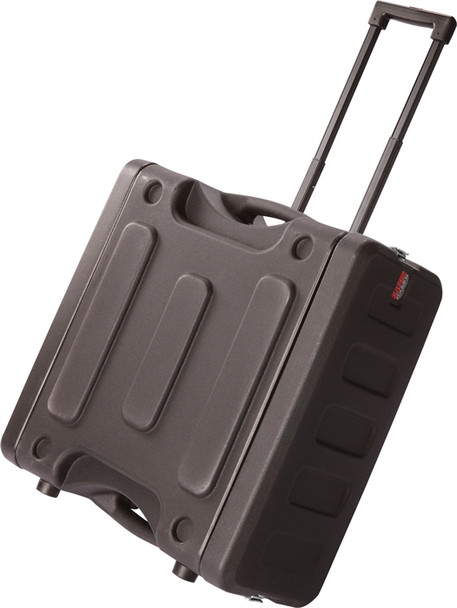 Gator Cases G-PROR-4U-19 4U, 19'' Deep Molded Audio Rack; w/ wheels