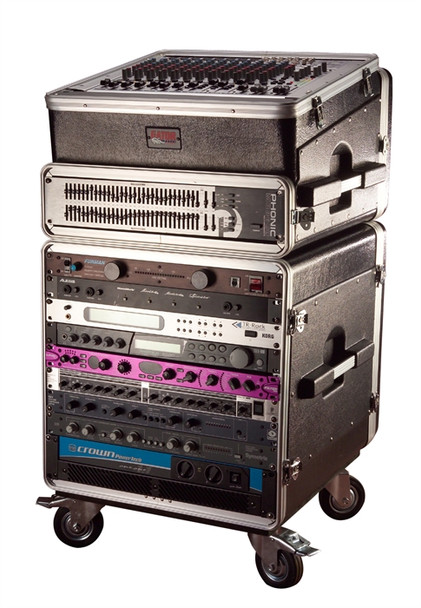 Gator Cases GRC-BASE-10 10U Rack Base w/ casters, for Console Audio Racks