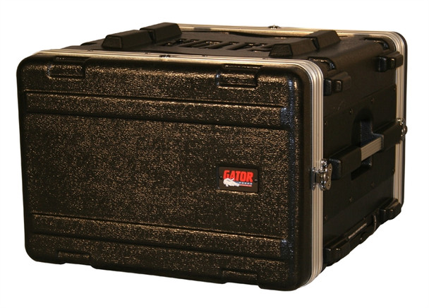 Gator Cases GRR-6PL-US 6U Audio Rack; Powered Rolling