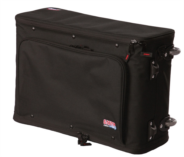 Gator Cases GR-RACKBAG-2UW 2U Lightweight rack bag w/ tow handle and wheels