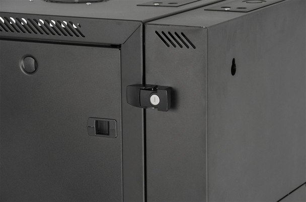 Gator Cases GRW2018509 18U, 21'' Deep Sectional Wall Rack, Glass Door