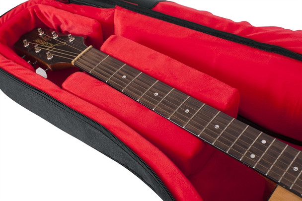 Gator Cases GT-ACOUSTIC-BLK Transit Acoustic Guitar Bag; Charcoal