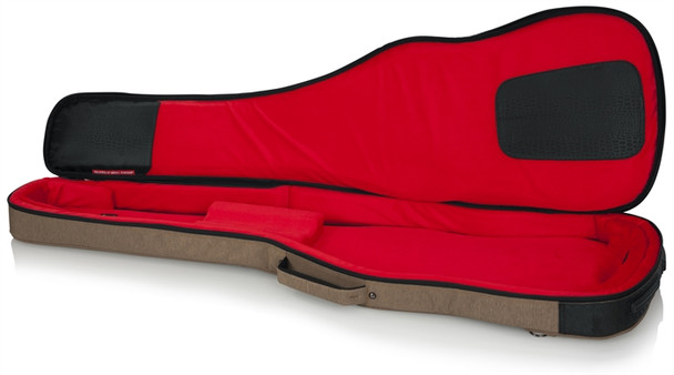 Gator Cases GT-BASS-TAN Transit Bass Guitar Bag; Tan