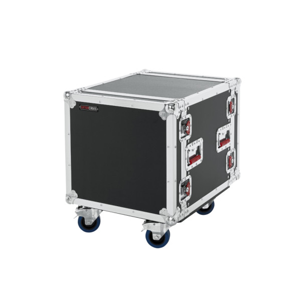 Gator Cases 10U, Standard Audio Road Rack w/ Casters