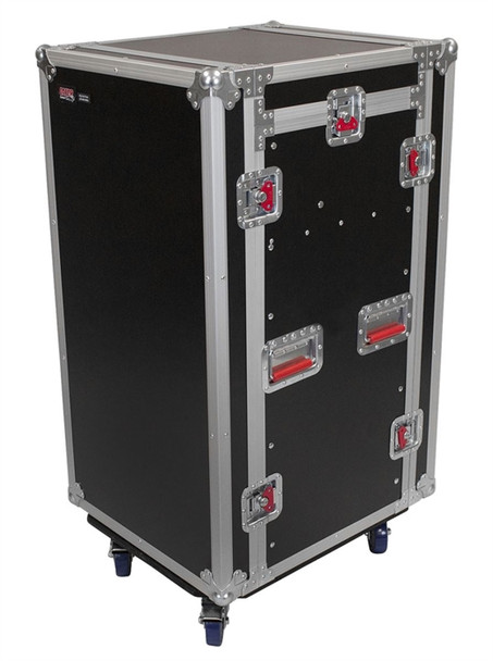 Gator Cases G-TOUR 10X16 PU 10U Top, 16U Side Audio Road Rack Case