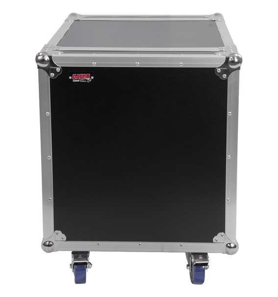 Gator Cases 12U, Standard Audio Road Rack Case w/ Casters 