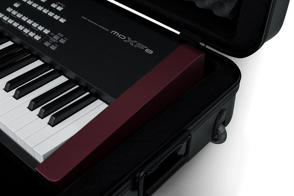 Gator Cases GTSA-KEY88SL TSA ATA Slim 88-note Keyboard Case w/ Wheels