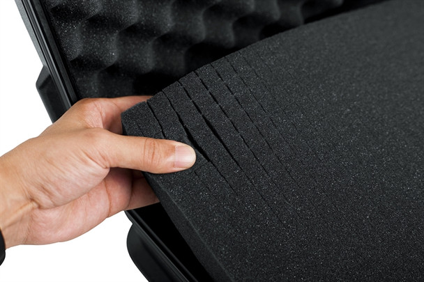 Gator Cases GTSA-UTLDF111605 ATA TSA Molded Diced Foam Case; 11''x16''x5''