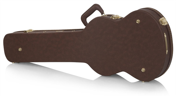 Gator Cases GW-SG-BROWN Gibson SG® Guitar Deluxe Wood Case, Brown
