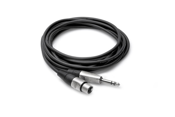 Hosa Pro Balanced Interconnect  REAN XLR3F to 1/4 in TRS