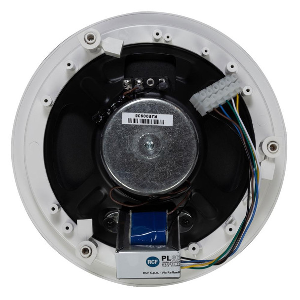 RCF Passive 80W 8" 2-Way Coaxial Ceiling Speaker with Transformer