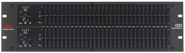 DMX 1231 12 Series - Dual 31 Band Graphic Equalizer