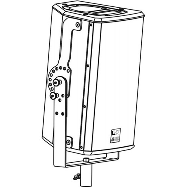 db Technologies Vertical Mounting Bracket for LVX 10 Speaker (White)
