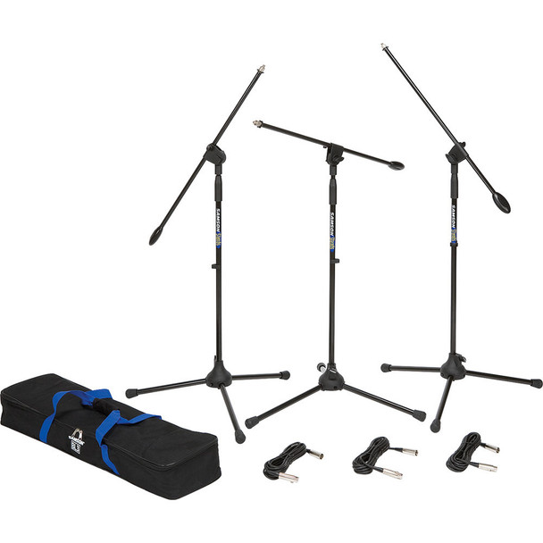 Samson BL3VP Boom Stand & Cable (3-Pack) Side View
