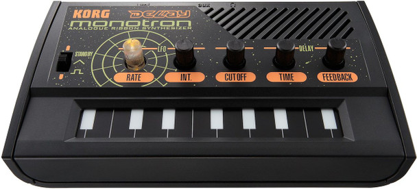 KORG Analogue Ribbon Synthesizer with on-board Delay Side View.