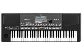 KORG 61 KEY ARRANGER, COLOR TOUCHVIEW DISPLAY Side View.