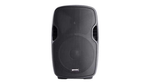 Gemini AS-12BLU Active 12" loudspeaker, 1,500W Peak, 250W + 50W RMS