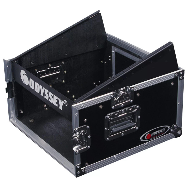 ODYSSEY 10U Top Slanted 4U Vertical Pro Combo Rack
