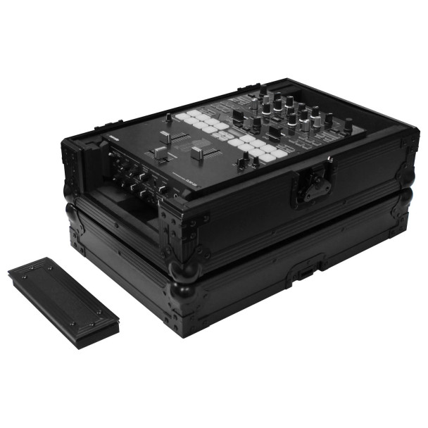 Odyssey Universal Black 10″ Format DJ Mixer Flight Case with Extra Deep Rear Compartment