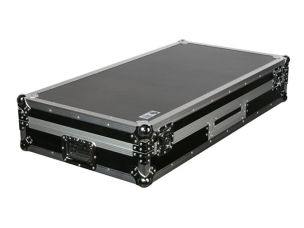 ODYSSEY FZBM10W DJ COFFIN WITH WHEELS HOLDS A 10" FORMAT DJ MIXER & 2 TURNTABLES IN BATTLE MODE