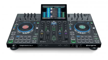 DENON DJ prime4 DJ機材 Denon DJ PRIME 4+ 4-Deck DJ Controller WI-FI MUSIC STREAMING With