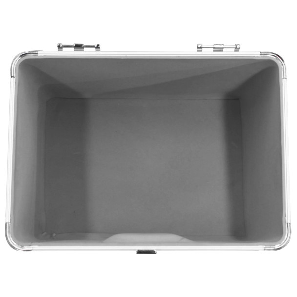ODYSSEY KROM Series Silver Stackable Record / Utility Case for 70 12″ Vinyl Records & LPs