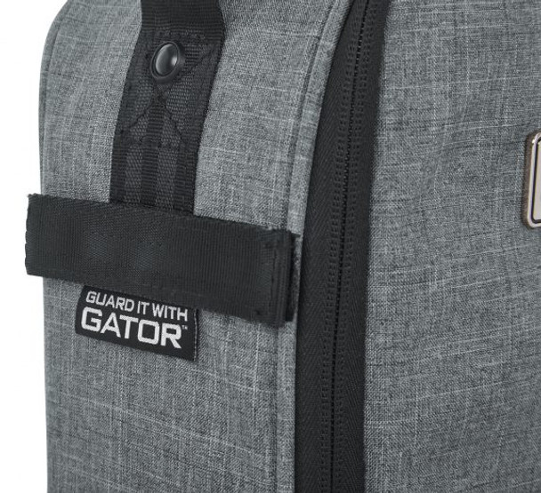 Gator Cases GT-1407-GRY Attachable Guitar Accessory Bag Add-On for Transit Series Grey Gig Bags