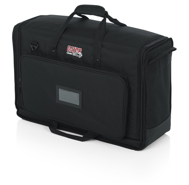 Gator Cases G-LCD-TOTE-SMX2 Padded Nylon Carry Tote Bag for Transporting (2) LCD Screens Between 19" - 24"