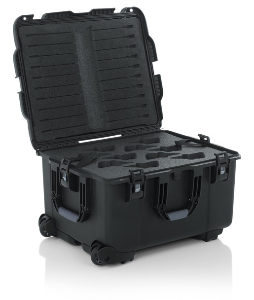 Gator Cases GU-DC5980X10 Titan Series Case for Up To Ten Shure DC5980 Bases and Goosenecks
