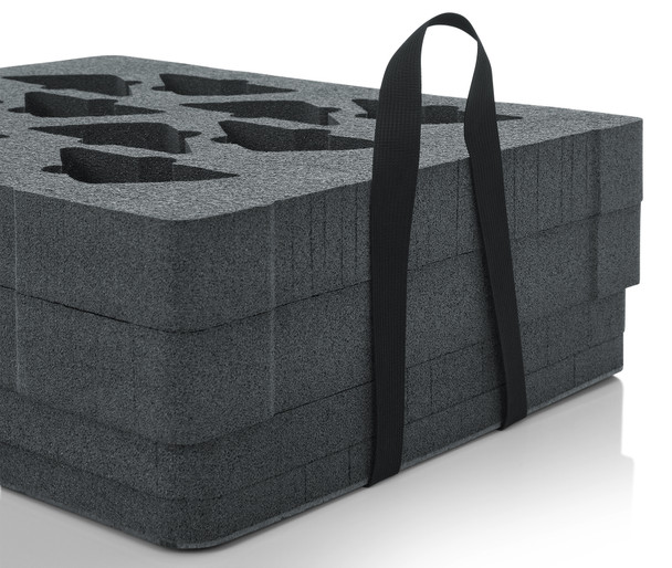 Gator Cases GU-DC5980X10 Titan Series Case for Up To Ten Shure DC5980 Bases and Goosenecks