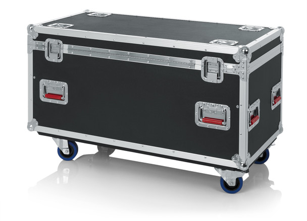 Gator Cases G-TOURTRK452212 Truck Pack Utility ATA Flight Case; 45” x 22” x 27” Exterior Before Casters; 12mm Wood Construction, Dividers and Lift-Out Trays