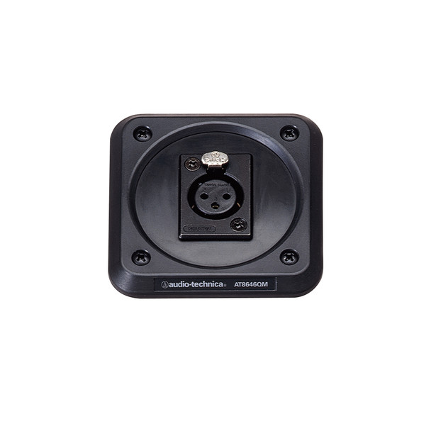 Audio-Technica AT8646QM - Microphone shock-mount plate, XLRF-type connector mount