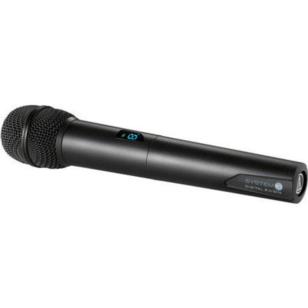 Audio-Technica ATW-T1002 - System 10 handheld microphone/transmitter with unidirectional dynamic element, 2.4 GHz