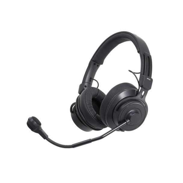 Audio-Technica BPHS2-UT - Broadcast stereo headset with hypercardioid dynamic boom microphone, unterminated